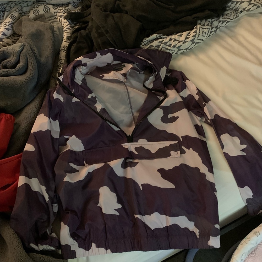 Purple windbreaker